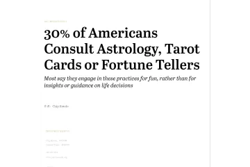 2025年美国玄学市场调研报告：占星术、塔罗牌及算命服务参与现状、群体差异与动机分析