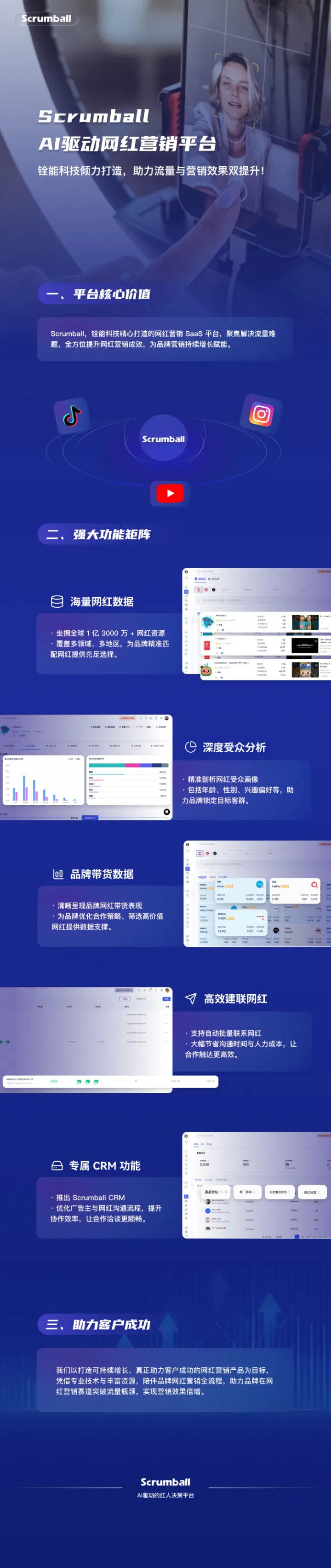 Scrumball · AI 全球红人营销平台
