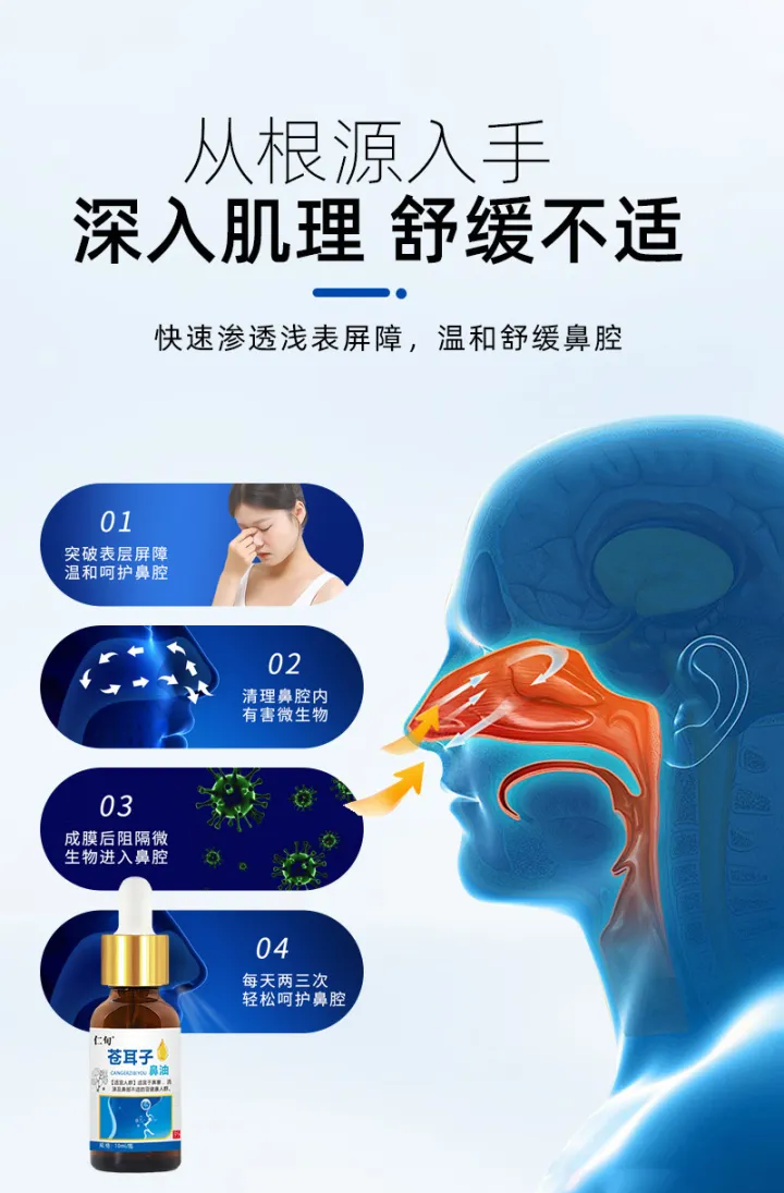 苍耳子油鼻护油濞.炎产品鼻干鼻痒鼻塞鼻舒膏鼻通液鼻贴现货批发