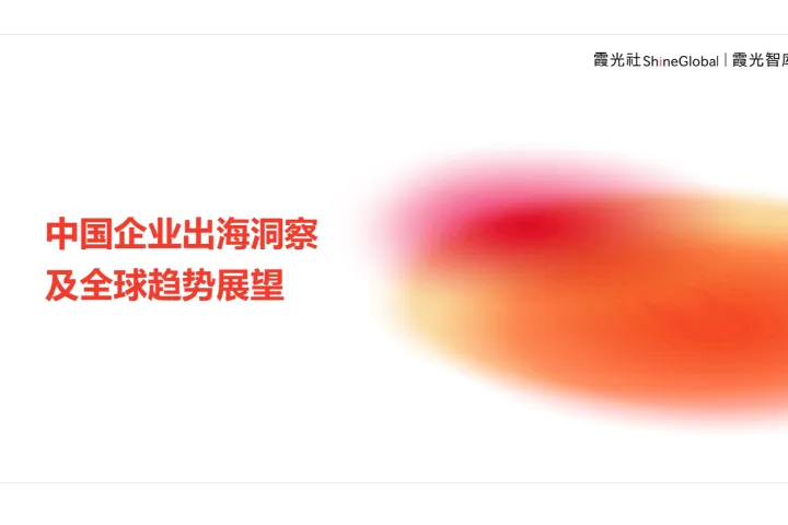 霞光智库：<em>2024年</em>中国企业出海洞察<em>及</em>全球趋势展望报告