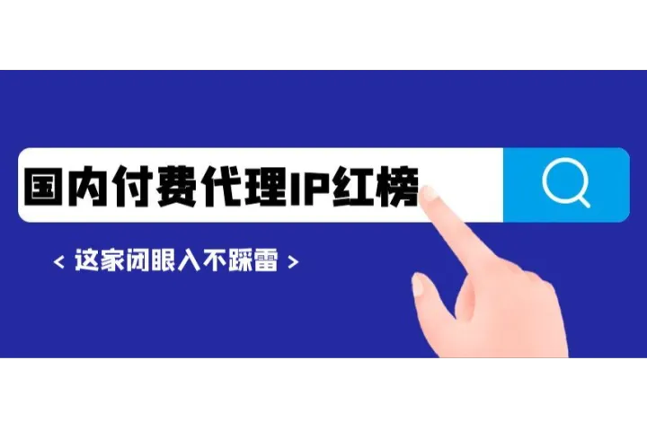 国内付费代理IP红榜｜这家闭眼入不踩雷