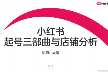 小红书电商学习中心：2025小红书起号三部曲与店铺分析报告