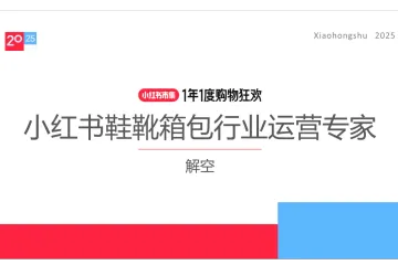 小红书种草学:2025小红书电商双11-鞋靴箱包行业运营指南