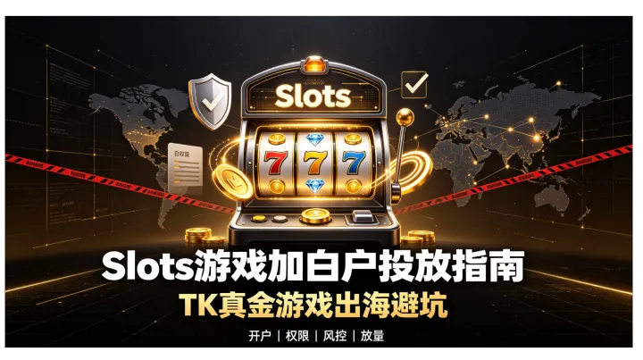 2026 TK游戏加白户开户指南，适配东南亚欧美手游投放