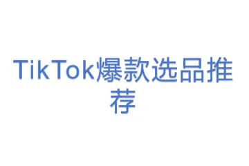 TikTok爆款选品推荐