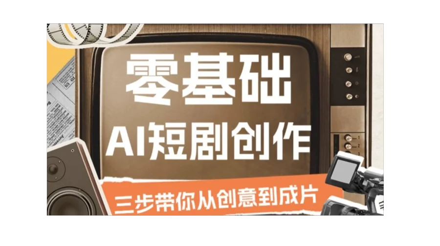 零基础AI短剧创作实战课｜限时免费学