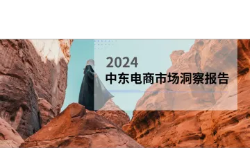 2024中东电商市场洞察报告解读——中东电商的机遇在哪