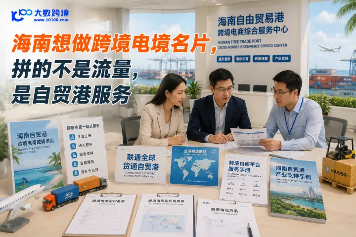 海南想做跨境电商名片，拼的不是流量，是自贸港服务