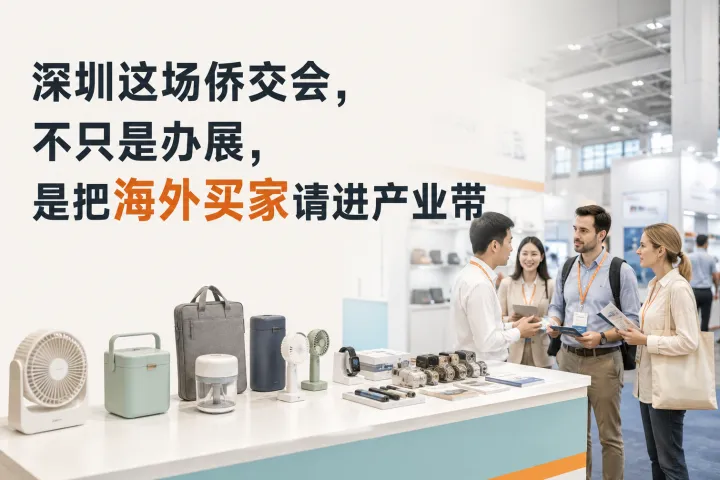 深圳这场侨交会，不只是办展，是把海外买家请进产业带