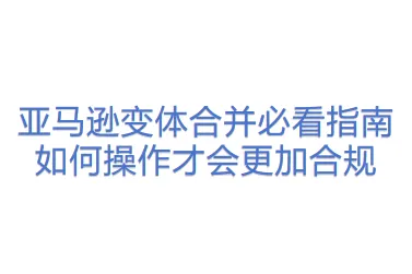 亚马逊<em>变体</em>合并必看指南：如何操作才会更加合规