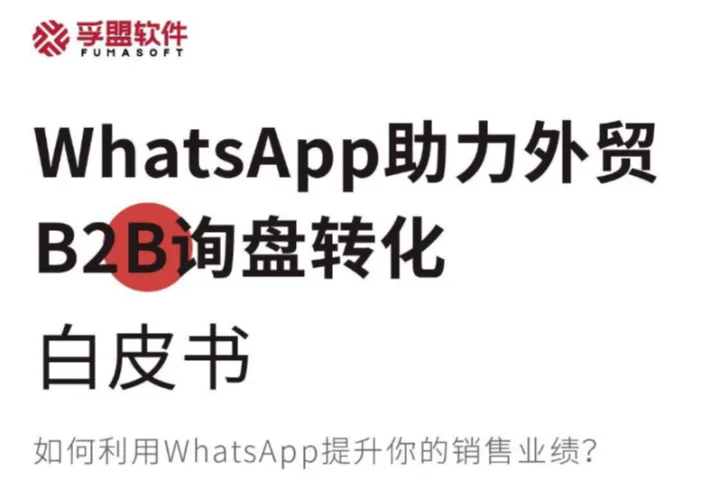 2021年WhatsApp助力外贸B2B询盘转化白皮书（42页）