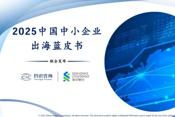 CIC灼识咨询渣打银行：2025中国中小企业出海蓝皮书