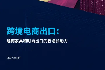 2026越南电商出口研究报告：家具与时尚出口全新增长动力