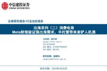 Meta财报验证强出海需求半托管带来卖铲人机遇
