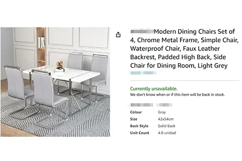 24-cv-11528，国人美国专利——简约餐椅新下证维权，暂未TRO冻结