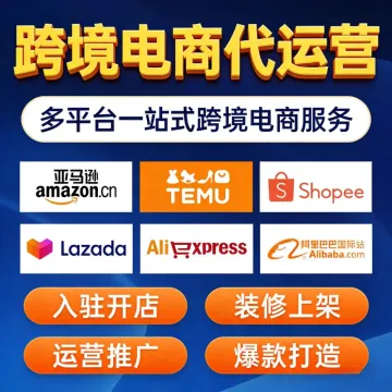 速卖通店铺托管 亚马逊跨境电商代运营 Shopee Temu运营选品推广 入驻 店铺搭建 <em>美工</em>发品