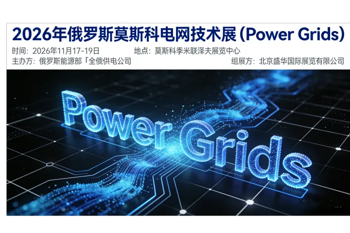 2026年俄罗斯莫斯科电网技术展（Power Grids）——随团观展｜考察报名中……
