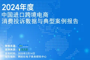 网经社:2024年度中国进口跨境电商消费投诉数据与典型案例报告