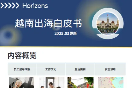 Horizons:2025越南出海白皮书