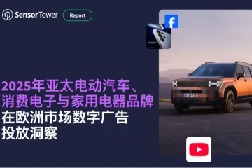 SensorTower2025年亚太电动汽车消费电子与家用电器品牌在欧洲市场数字广告投放洞察报告37页