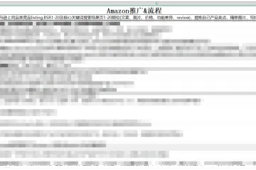 Amazon推广流程