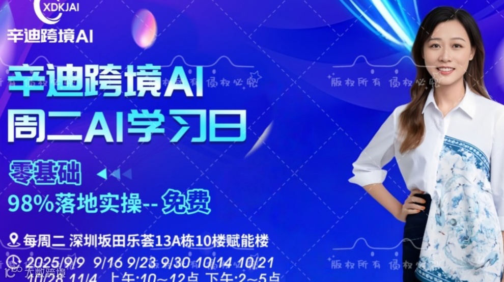 辛迪跨境AI——周二学习日（10.21场）