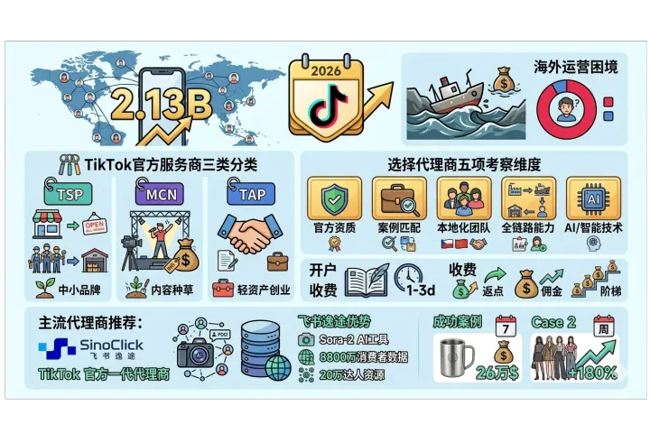 2026跨境电商必备：TikTok代理商官方认证、选型标准与AI素材实战拆解