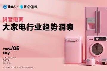 蝉妈妈2024抖音电商大家电行业趋势洞察空调冰箱报告28页
