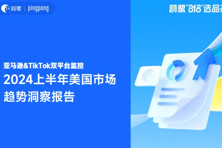 鸥鹭;亚马逊TikTok双平台监控2024上半年美国市场趋势洞察报告(73页)