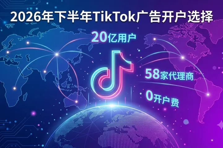 2026下半年TikTok广告开户深度研判：市场变局下的TikTok代理商选择逻辑与价值拆解