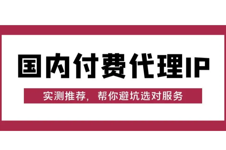 国内付费代理IP哪家强？实测推荐，帮你避坑选对服务！