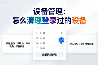 设备管理：怎么清理登录过的设备