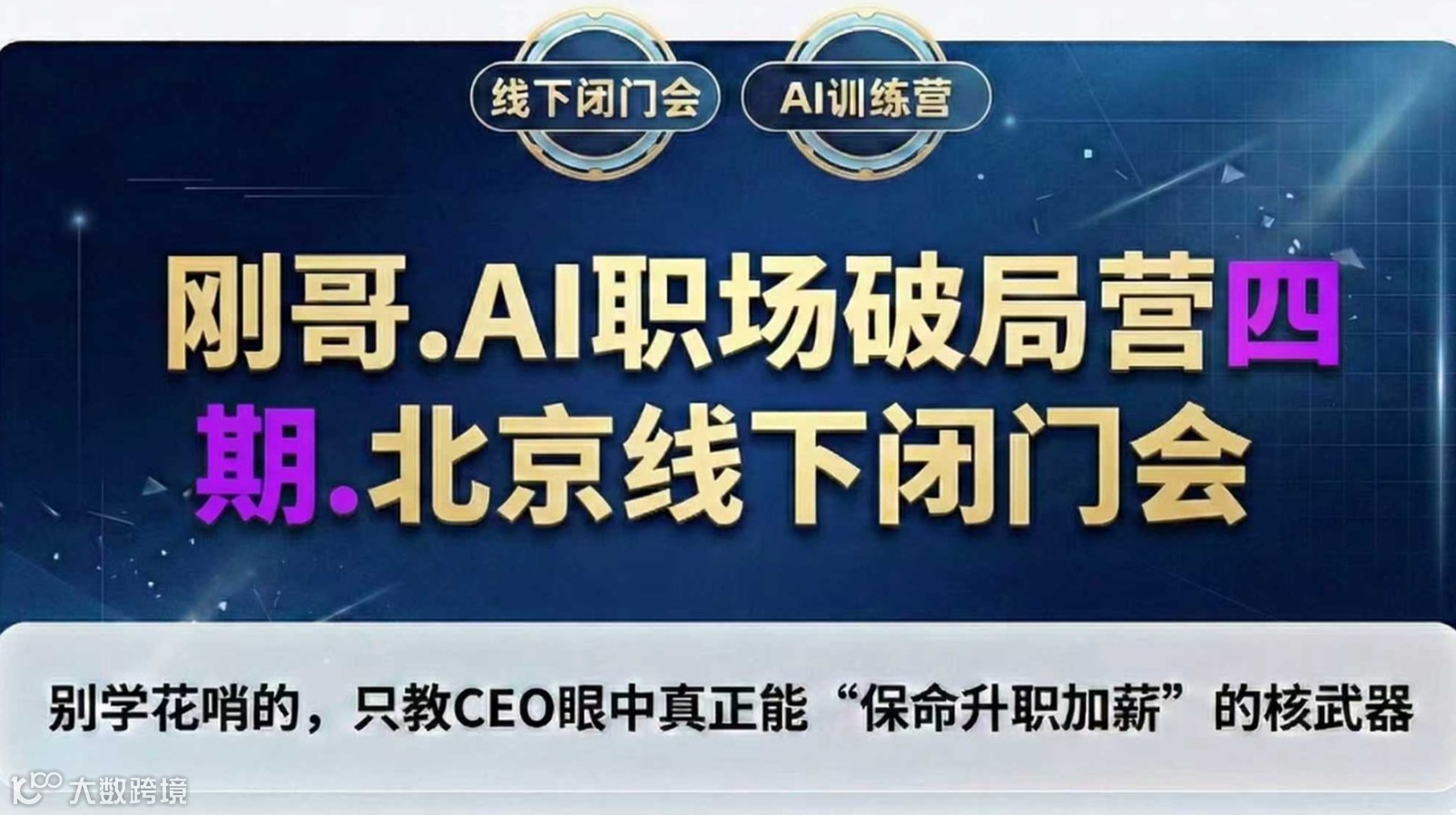 刚哥AI职场破局营第四期