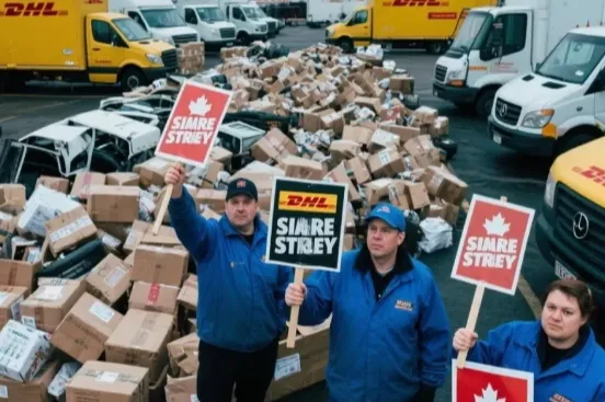 突发！DHL快递加拿大全国停工，物流危机来袭!
