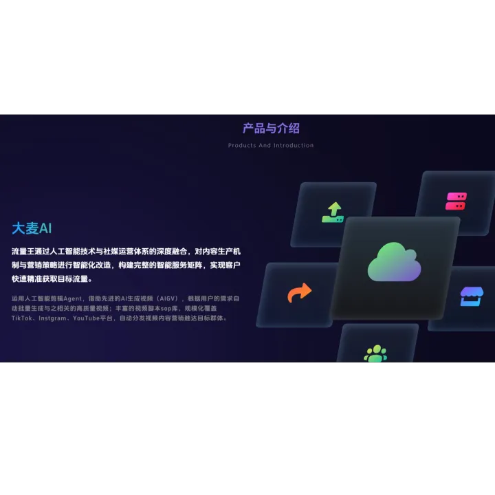 大麦AI流量王-一站式社媒账号运营与视频批量剪辑