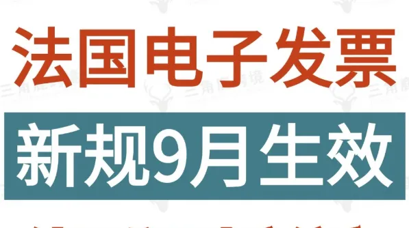法国电子发票新规来了！法国公司卖家注意