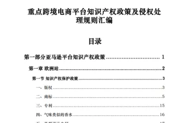 卓建律师事务所2025重点跨境电商平台知识产权政策及侵权处理规则汇编114页