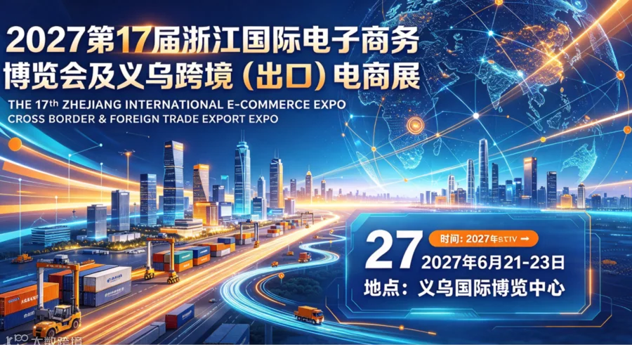2027 第 17 届浙江国际电子商务博览会｜义乌跨境（出口）电商展