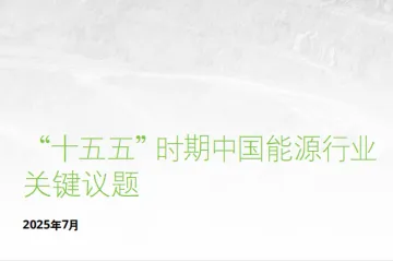 德勤2025：十五五时期中国能源行业关键议题报告