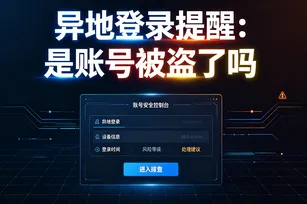 异地登录提醒：是账号被盗了吗