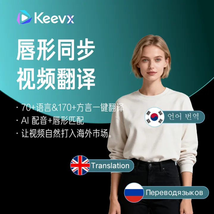 【Keevx】全球視頻創作者的AI視頻引擎