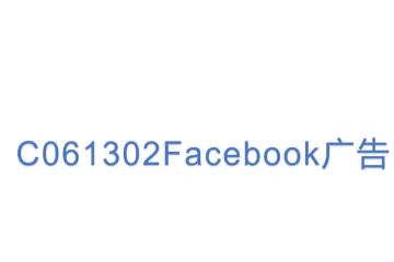 C061302Facebook广告