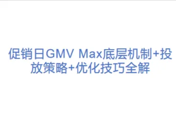 促销日GMV Max底层机制+投放策略+优化技巧全解(2)