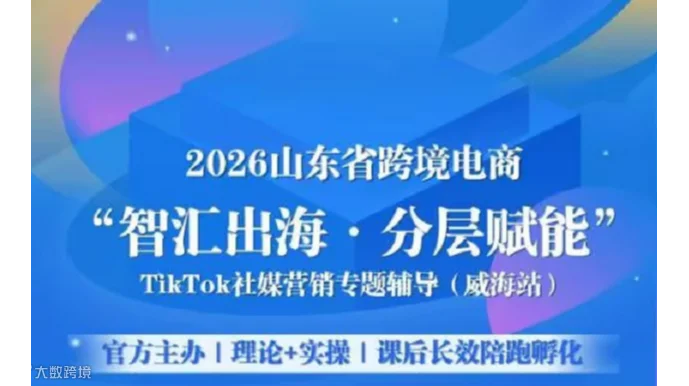 2026山东省跨境电商 智汇出海·分层赋能