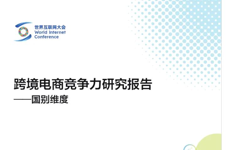 世界互联网大会2024跨境电商竞争力研究报告-国别维度