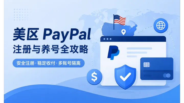 2026美区 PayPal 个人账户完整注册教程
