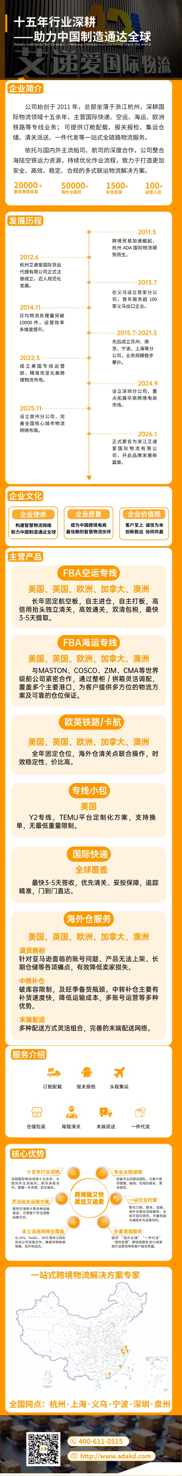【艾递爱国际】海外仓服务