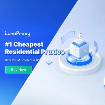 【LunaProxy】全球纯净住宅代理IP