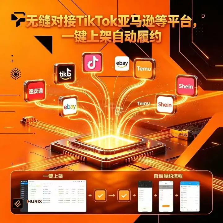 HURIX 英国本土货盘|一件代发+真实库存+智能系统+48小时履约+全自动化