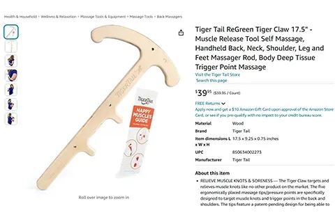 虎爪按摩钩，美国专利速看!